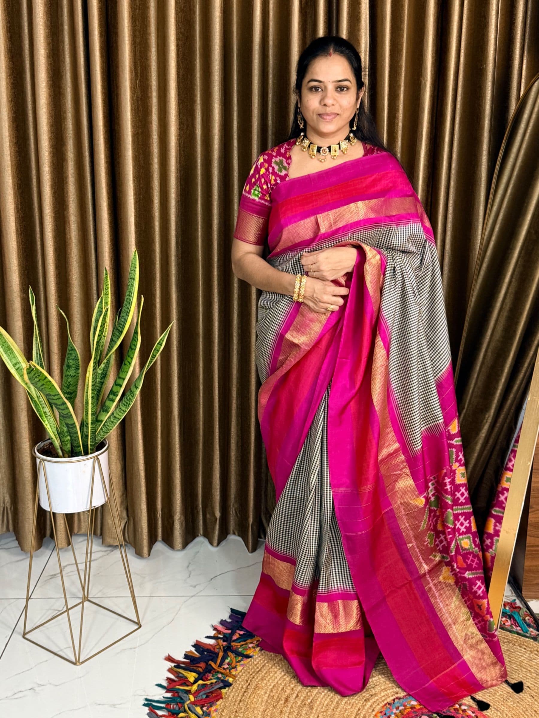 Pure pochampally Ikkath saree