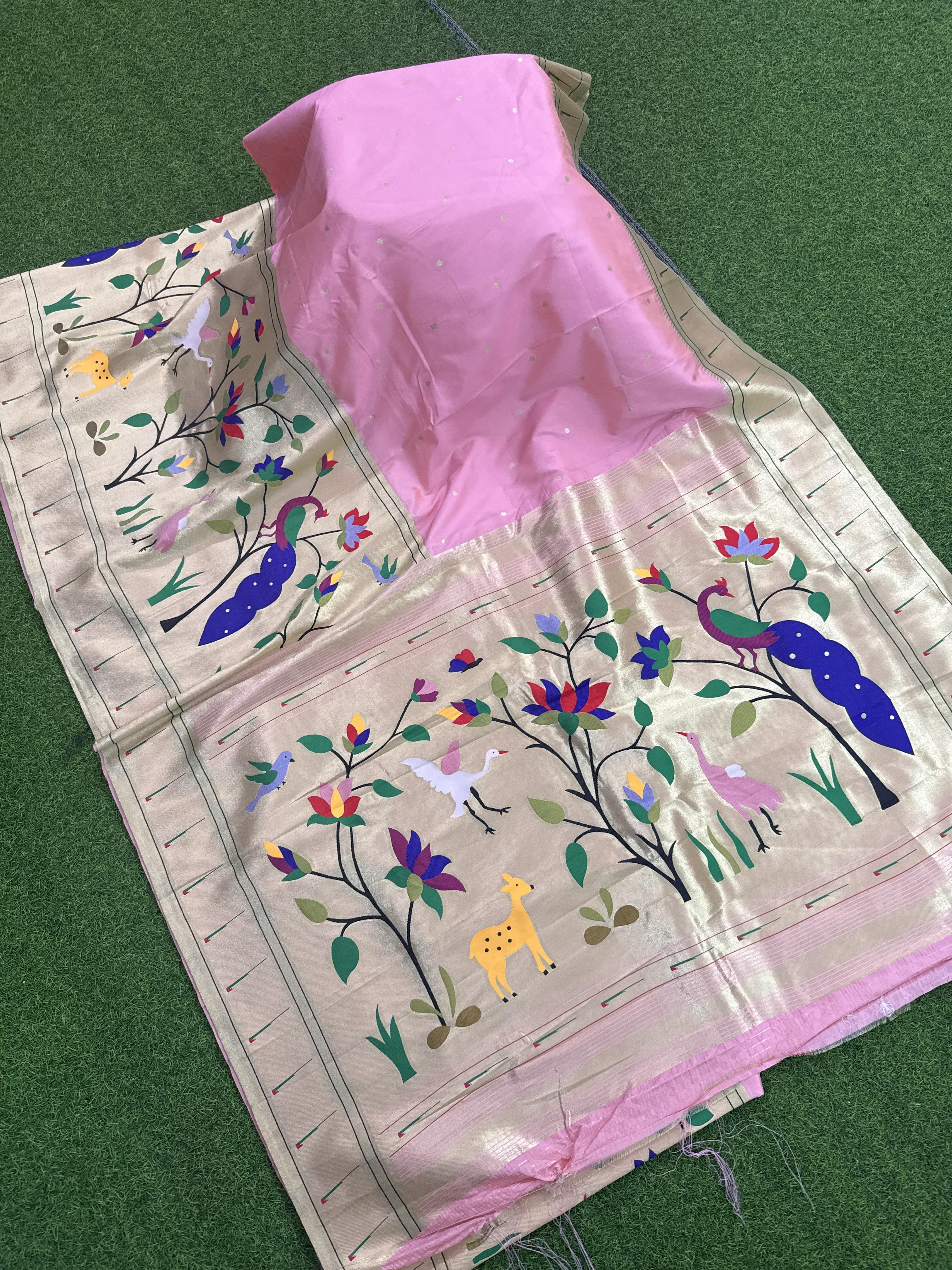 Semi paithani – view 1