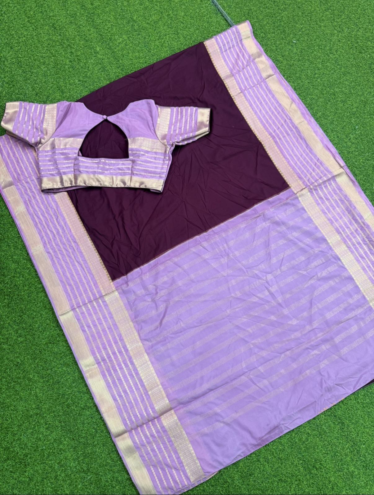 Mysore silk saree – view 1